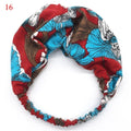 Fashion Women Girls Summer Bohemian Hair Bands Print Headbands Vintage Cross Turban Bandage Bandanas HairBands Hair Accessories AExp