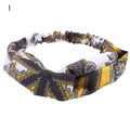 Fashion Women Girls Summer Bohemian Hair Bands Print Headbands Vintage Cross Turban Bandage Bandanas HairBands Hair Accessories AExp