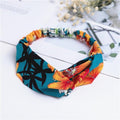 Fashion Women Girls Summer Bohemian Hair Bands Print Headbands Vintage Cross Turban Bandage Bandanas HairBands Hair Accessories JadeMoghul Inc. 