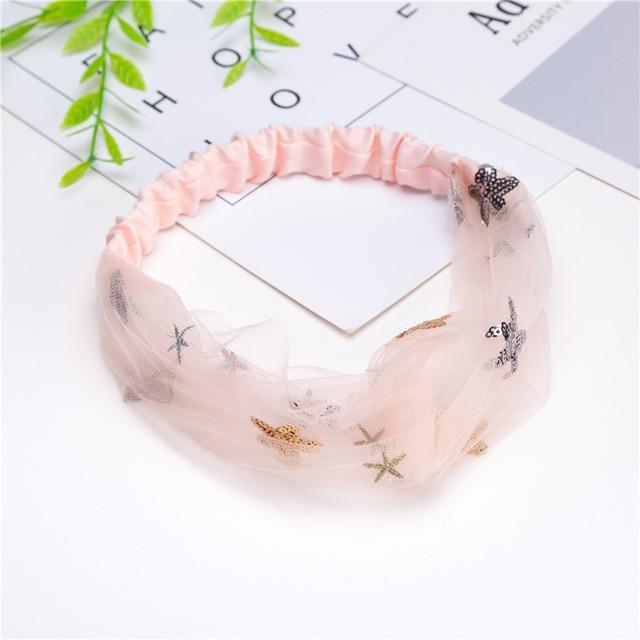 Fashion Women Girls Summer Bohemian Hair Bands Print Headbands Vintage Cross Turban Bandage Bandanas HairBands Hair Accessories JadeMoghul Inc. 