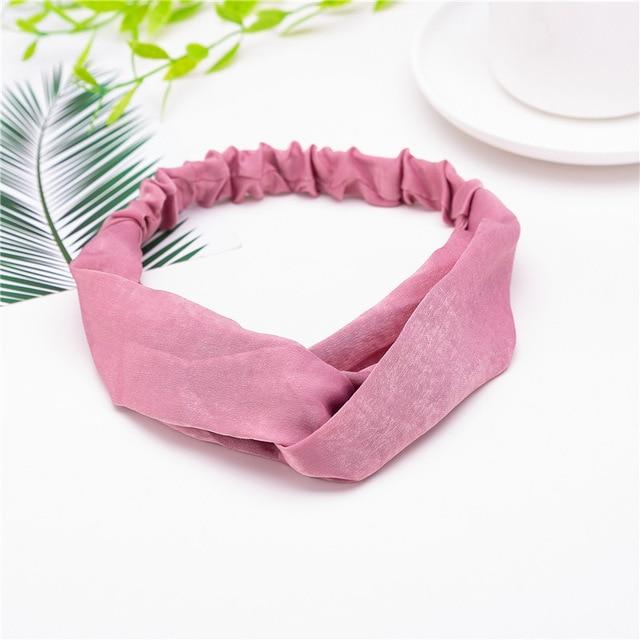 Fashion Women Girls Summer Bohemian Hair Bands Print Headbands Vintage Cross Turban Bandage Bandanas HairBands Hair Accessories JadeMoghul Inc. 