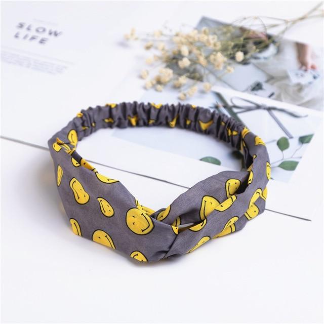 Fashion Women Girls Summer Bohemian Hair Bands Print Headbands Vintage Cross Turban Bandage Bandanas HairBands Hair Accessories JadeMoghul Inc. 