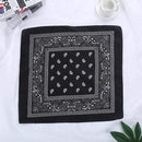 Fashion Women Print Bandana Scarf Hip-hop Bandanas Cross Turban Headband Face Mask Hair Tie Vintage Multifunctional Square Scarf AExp