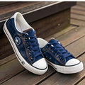 Fashion Women Sneakers Denim Casual Shoes Female Summer Canvas Shoes Trainers Lace Up Ladies Basket femme Stars tenis feminino-Navy blue-4.5-JadeMoghul Inc.
