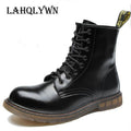 Fashionable Ankle Boots / Men High Ankle Boots-Black-11-JadeMoghul Inc.