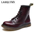Fashionable Ankle Boots / Men High Ankle Boots-Wine Red-11-JadeMoghul Inc.