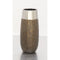 Fashionable Ceramic Metallic Vase-Vases-Antique gold, silver-Ceramic-Shiny-JadeMoghul Inc.