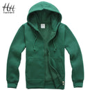 Fashionable Fleece Sweatshirts For Men / Thick Cardigan / Hoodies-Dark Green-S-JadeMoghul Inc.