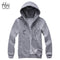 Fashionable Fleece Sweatshirts For Men / Thick Cardigan / Hoodies-Gray-S-JadeMoghul Inc.