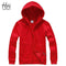 Fashionable Fleece Sweatshirts For Men / Thick Cardigan / Hoodies-Red-S-JadeMoghul Inc.