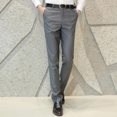Fashionable Men Pure Color Suit Pants / High Quality Leisure Trousers-Dark Grey-S-JadeMoghul Inc.
