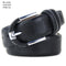 fashionable mens belts pin buckle branded belts for men genuine leather black brown 3.5cm belt pants-BLACK-110cm-JadeMoghul Inc.