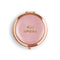 Faux Leather Compact Mirror - Hello Gorgeous Emboss Gold Black (Pack of 1)-Personalized Gifts for Women-JadeMoghul Inc.