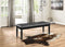 Faux Leather Tufted Wooden Bed Bench, Black-Benches-Black-Wood and Faux Leather-JadeMoghul Inc.