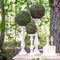 Faux Moss and Wicker Pomander Small (Pack of 1)-Wedding Reception Decorations-JadeMoghul Inc.