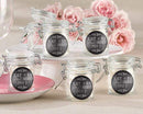 Favor Boxes Bags & Containers Personalized Glass Favor Jars - Eat, Drink & Be Married (Set of 12) Kate Aspen
