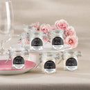 Favor Boxes Bags & Containers Personalized Glass Favor Jars - Mr. & Mrs. (Set of 12) Kate Aspen