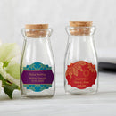 Favor Boxes Bags & Containers Personalized Vintage Milk Bottle Favor Jar - Indian Jewel (2 Sets of 12) Kate Aspen