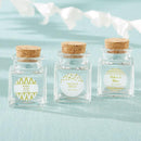 Favor Boxes Bags & Containers Petite Treat Square Glass Favor Jar - Gold Foil (Set of 12) Kate Aspen