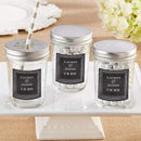 Favor Boxes & Containers Personalized Glass Mason Jar - Chalk (2 Sets of 12) Kate Aspen