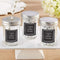 Favor Boxes & Containers Personalized Glass Mason Jar - Chalk (2 Sets of 12) Kate Aspen