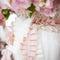 Favor Ruffled Fabric Ribbon Trim Pastel Pink (Pack of 1) JM Weddings
