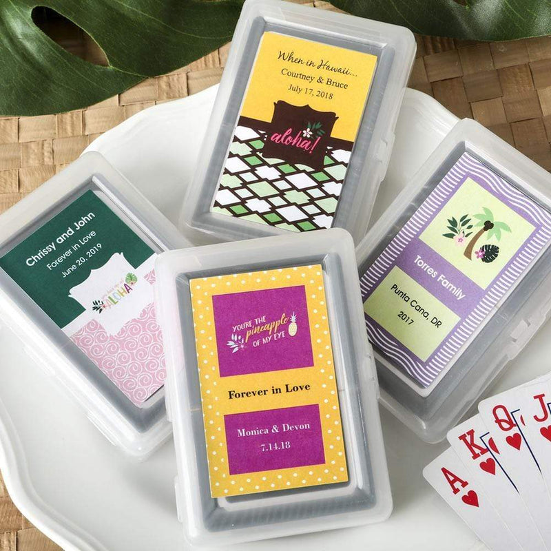 Favors By Type Personal Gifts Playing Cards Favor For Wedding - Tropical Design Fashioncraft