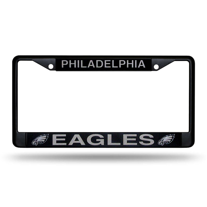 FBC License Frame (Black Metal) Cool License Plate Frames Philadelphia Eagles Black Metal Frame RICO