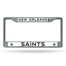 FC License Frame (Chrome) Cool License Plate Frames Saints Chrome Frame RICO