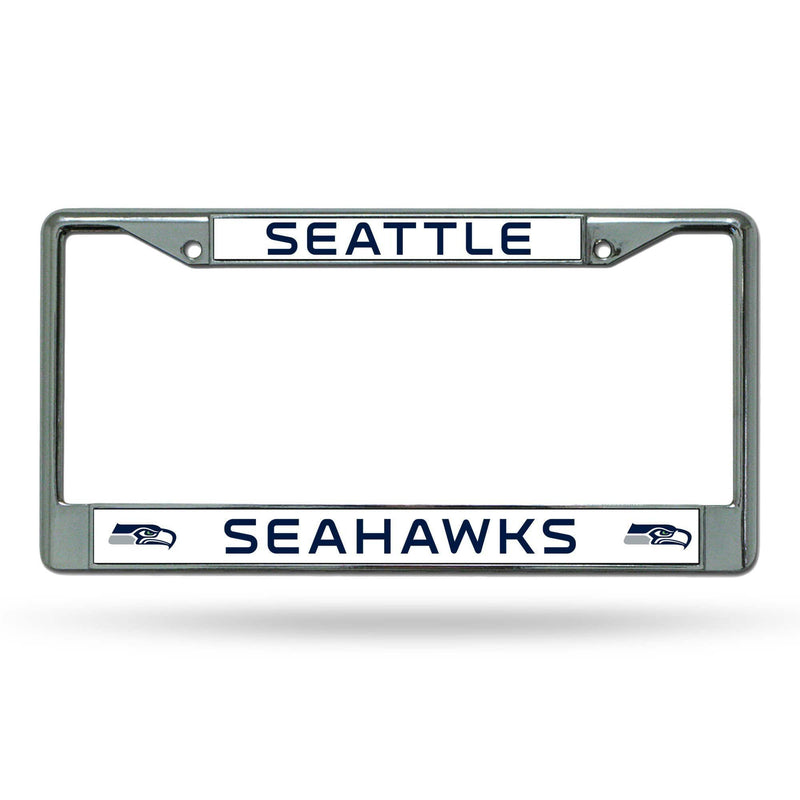 FC License Frame (Chrome) Cool License Plate Frames Seahawks Chrome Frame RICO
