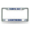 FC License Frame (Chrome) License Plate Frames Tampa Bay Lightning 'circle Bolt" Chrome Frame RICO