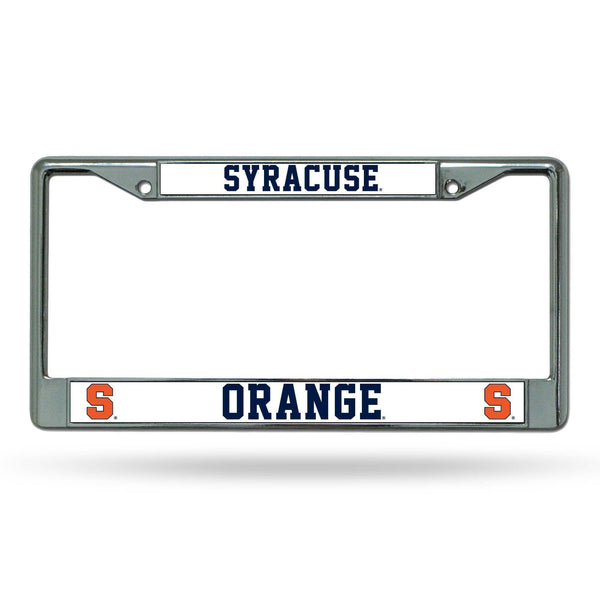 Unique License Plate Frames Syracuse Chrome Frame