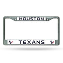 Cool License Plate Frames Texans Chrome Frame