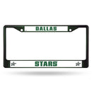 Best License Plate Frame Stars Dark Green Colored Chrome Frame