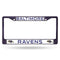 FCC Chrome Frame (Colored) Car License Plate Frame Ravens Purple Colored Chrome Frame RICO