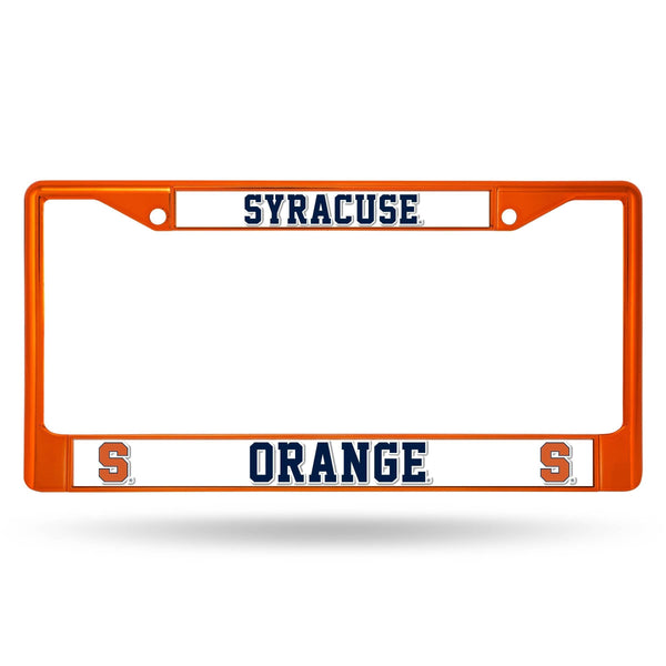 Lexus License Plate Frame Syracuse Orange Colored Chrome Frame