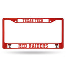 Lexus License Plate Frame Texas Tech Red Colored Chrome Frame