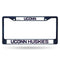Lexus License Plate Frame UCONN Navy Colored Chrome Frame