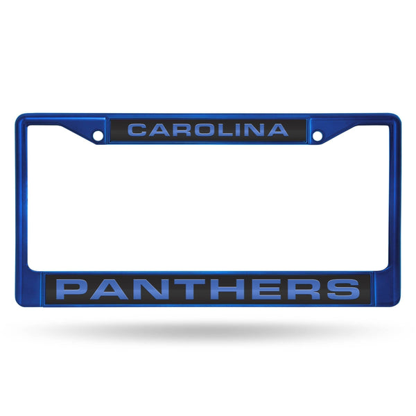 FCCL Laser Colored Chrome Frame Chrome License Plate Frames Panthers Laser Chrome Frame SPARO