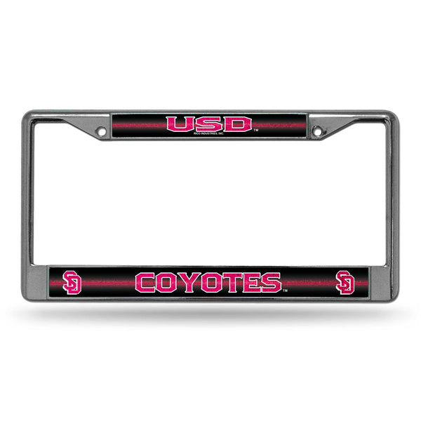 FCGL License Frame (Chrome Glitter) Jeep License Plate Frame  South Dakota Bling Chrome Frame RICO