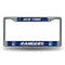 FCGL License Frame (Chrome Glitter) Vehicle License Plate Frames Rangers NY Bling Chrome Frame RICO