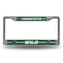 FCGL License Frame (Chrome Glitter) Vehicle License Plate Frames Wild Bling Chrome Frame RICO