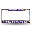 FCL Chrome Laser License Frame Mercedes Benz License Plate Frame Tarleton State Laser Chrome Frame RICO