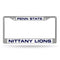 FCL Chrome Laser License Frame Mustang License Plate Frame Penn State Laser Chrome Frame RICO