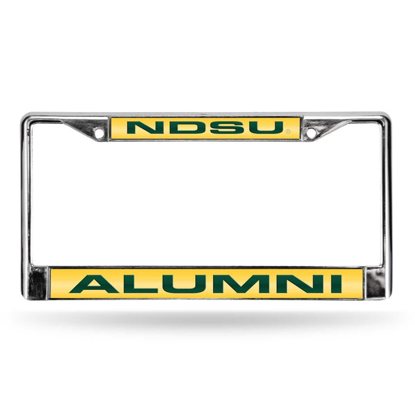 FCL Chrome Laser License Frame Subaru License Plate Frame North Dakota State (NDSU) Alumni Laser Chrome Frame RICO
