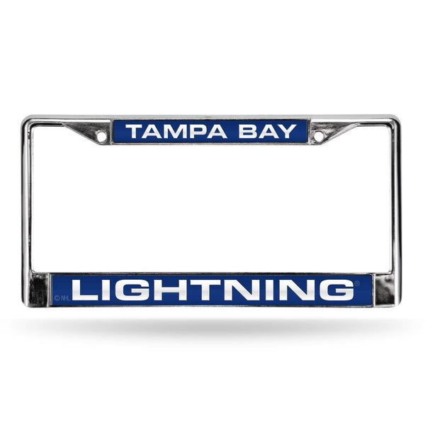 Mercedes License Plate Frame Tampa Bay Lightning Laser Chrome Frame