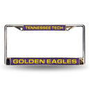 Ford License Plate Frame Tennessee Tech Laser Chrome Frame