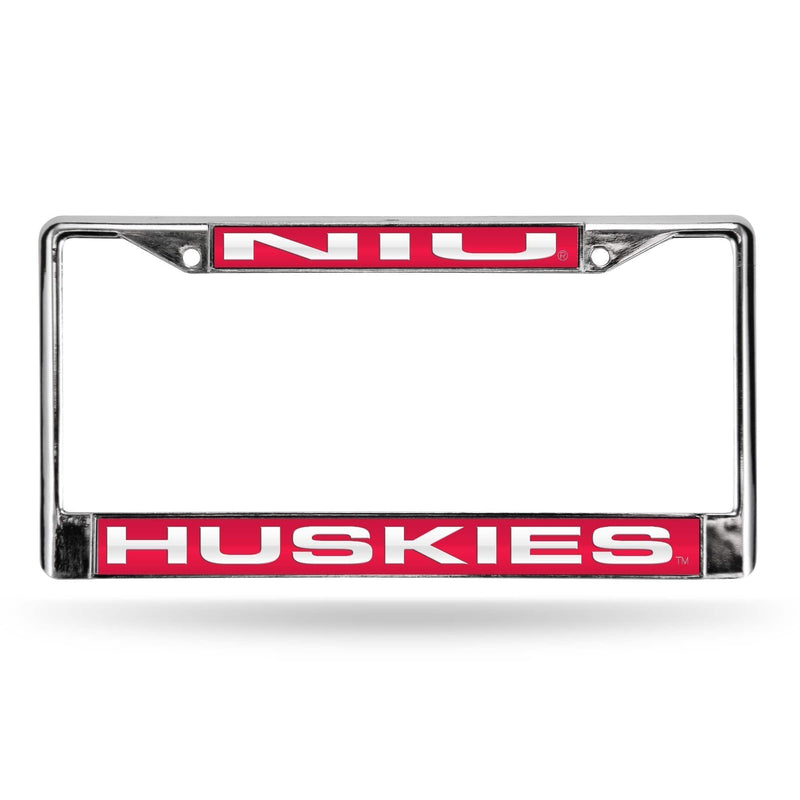 FCL Chrome Laser License Frame Toyota License Plate Frame Northern Illinois Laser Chrome Frame RICO