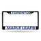 FCLB Laser License Frame (Black) Mercedes License Plate Frame Toronto Maple Leafs Black Laser Chrome Frame RICO