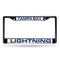Mercedes License Plate Frame Tampa Bay Lightning Black Laser Chrome Frame